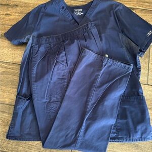 Cherokee Navy Blue Scrub Set #4